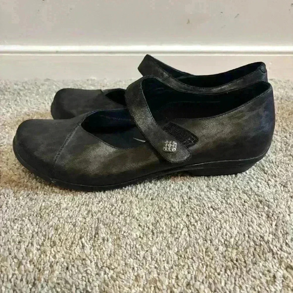 Dansko Leather Leopard Print Mary Jane Style Shoes Size 41 US 9.5-10 - Picture 3 of 7